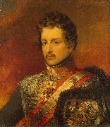 Portrait of Peter Graf von der Pahlen russian Cavalry General. George Dawe